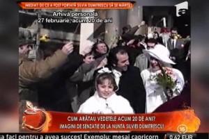 Amintiri scoase de la naftalină! Uite cum a arătat nunta Silviei Dumitrescu cu Florin Ochescu!