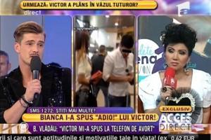 Bogdan Vlădău: "Victor mi-a spus la telefon că Bianca a făcut avort!" / VIDEO