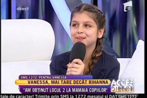 O româncă de 12 ani îi face concurenţă Rihannei! / VIDEO